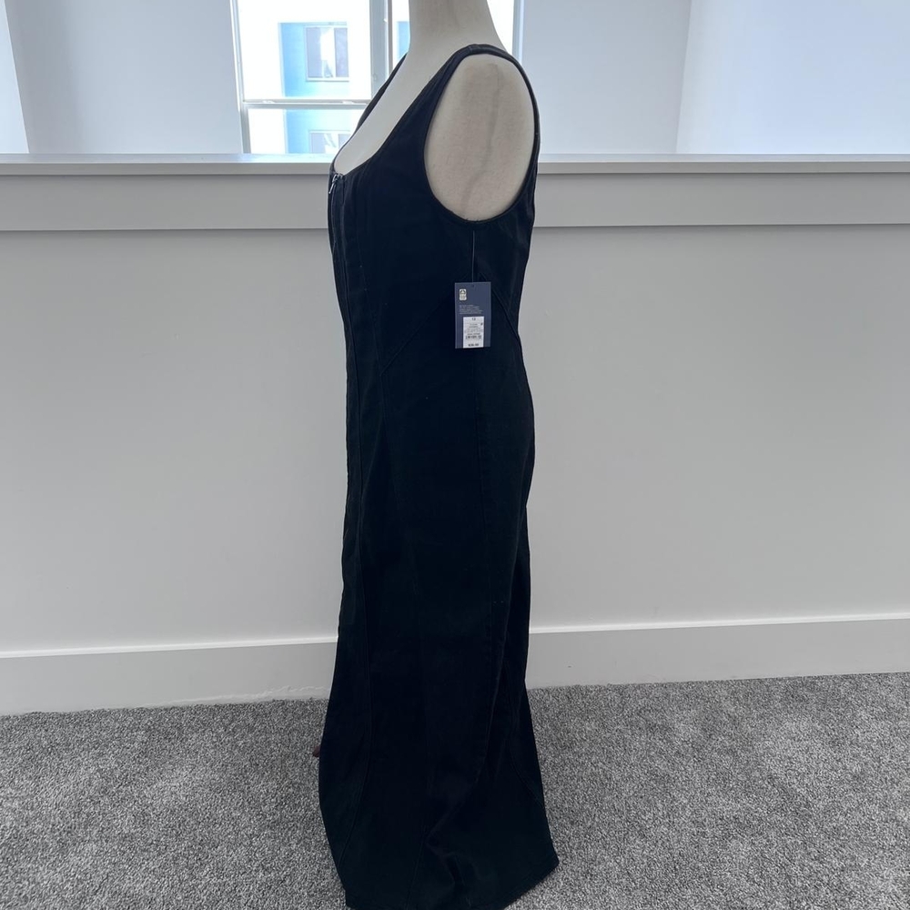 Universal Thread Denim Black Sleeveless Maxi Dress